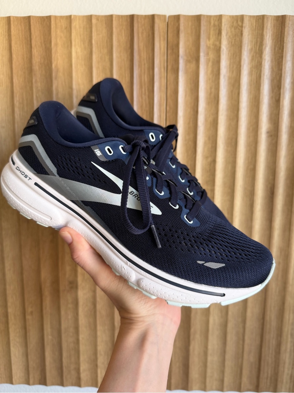 BROOKS Ghost 15 Navy Running Shoe Sneakers